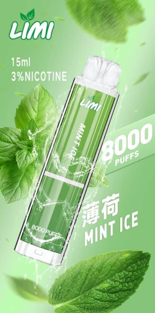 LIMI 8000口 發光拋棄式電子煙 台灣電子煙批發：圖片 13
