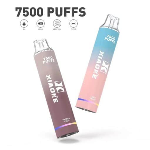 XIAOKE 7500 PUFFS 梟客棄式抛電子煙 一次性霧化桿：圖片 6
