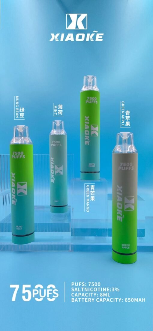 XIAOKE 7500 PUFFS 梟客棄式抛電子煙 一次性霧化桿：圖片 8