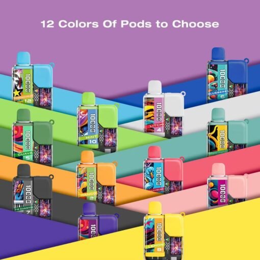 MEEL Boost 10000 PUFFS 麻將盒子 一次性抛棄式電子煙：圖片 2